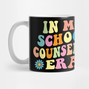Retro In My School Counselor Era Groovy Mug